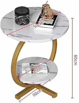 Tables d'appoint de canapé en Bois Massif, Faciles à Assembler et à Nettoyer