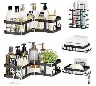 Kit de rangement salle de bain 5 pièces