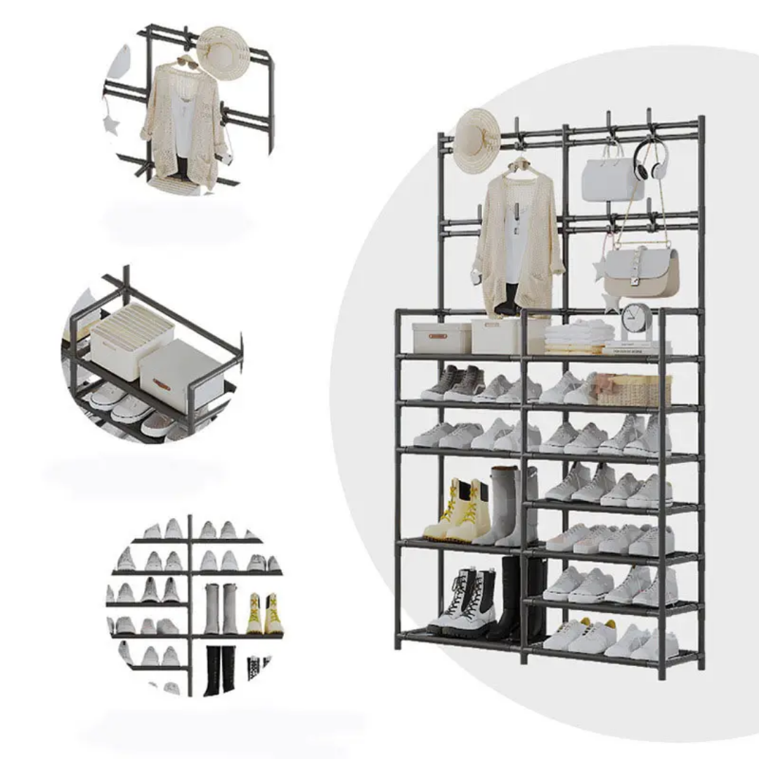 Etagere rangement de chaussures en fer