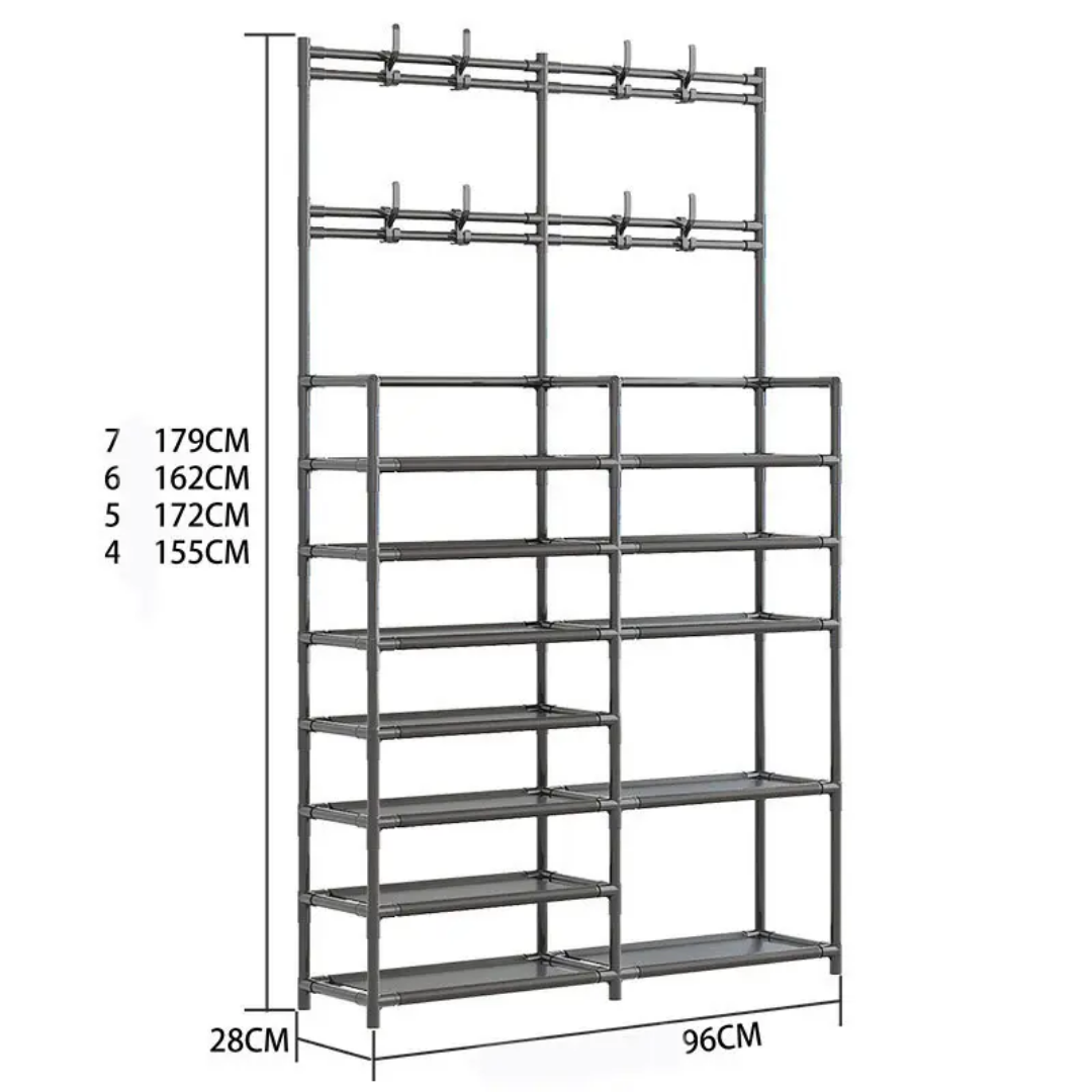 Etagere rangement de chaussures en fer