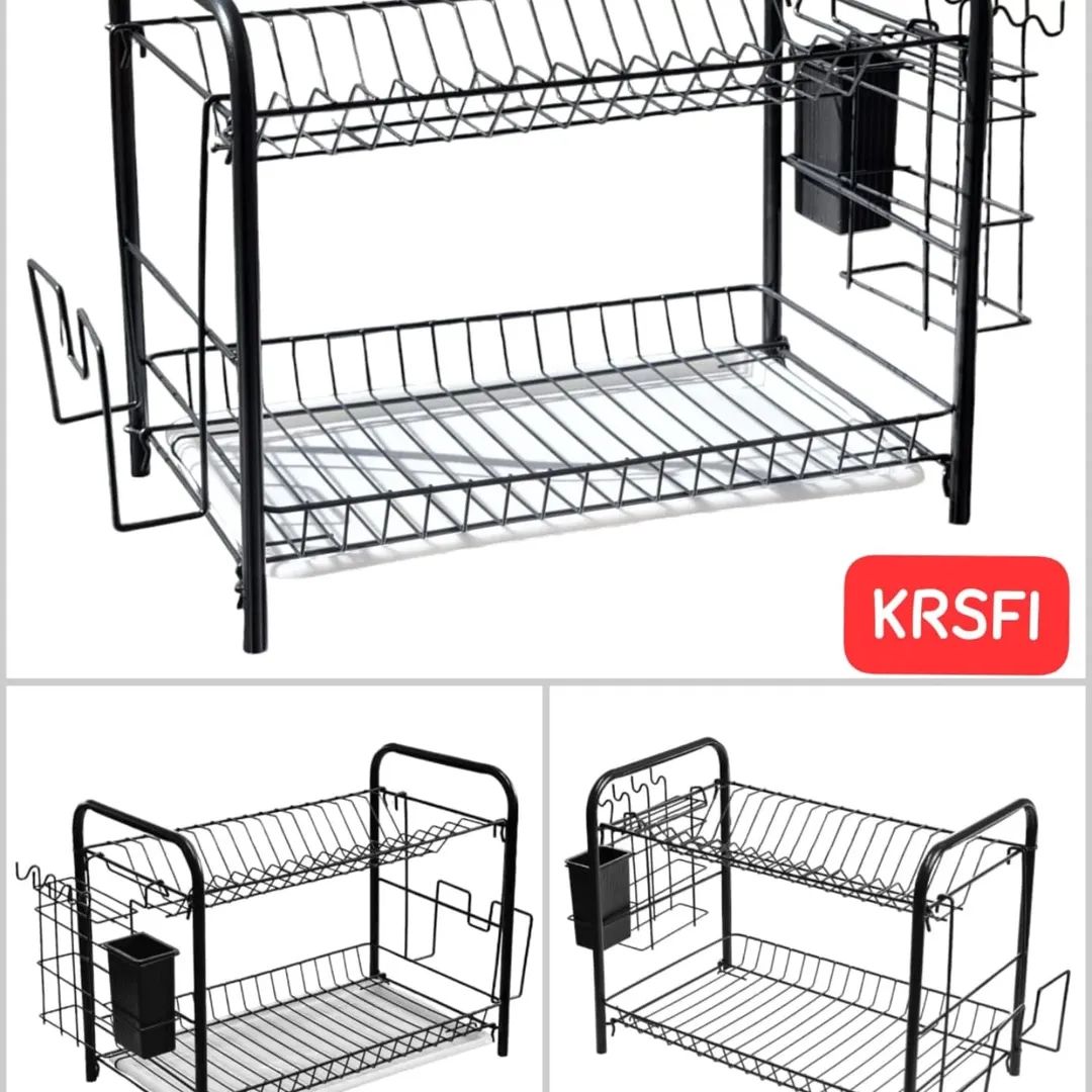 Egouttoir Organisateur de vaisselle à 2 niveaux
